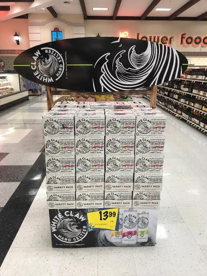 White Claw Display